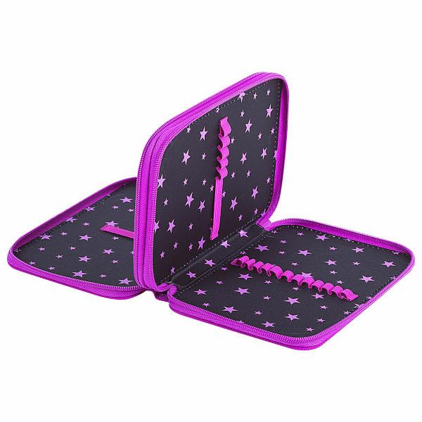 Пенал Brauberg 271542 21х14 см черный