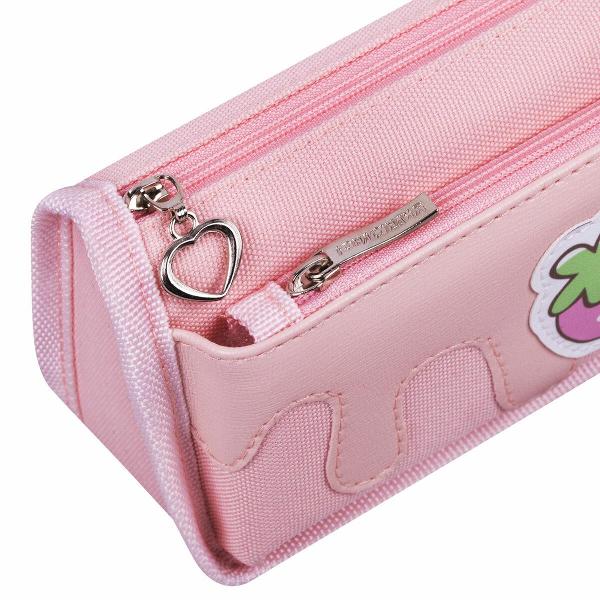 Пенал детский Юнландия 271577 21х9х6 см розовый