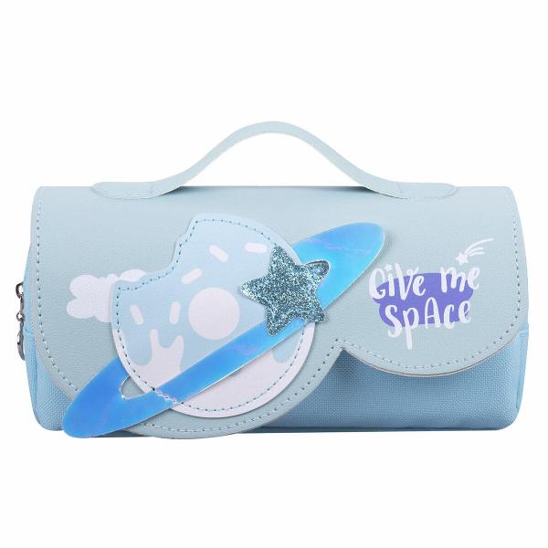 Пенал Юнландия 271578 21х9х6 см небесно-голубой