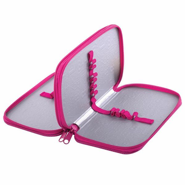 Пенал Юнландия 270886 19х11 см розовый