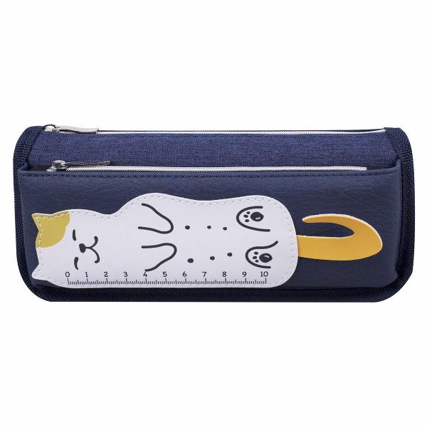 Пенал детский Юнландия 271576 21х9х6 см синий