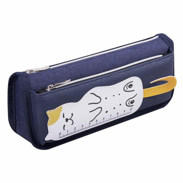 Пенал детский Юнландия 271576 21х9х6 см синий