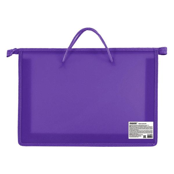 Папка для труда Пифагор А4 228237 фиолетовая