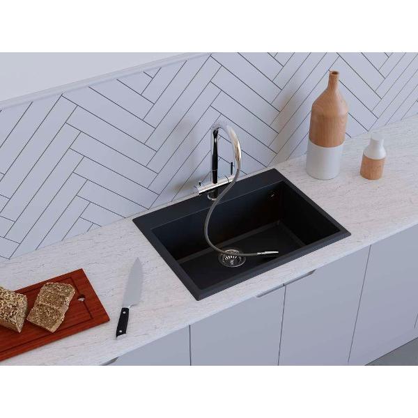 Мойка кухонная Omoikiri Tedori 68-BL Tetogranit (4993964)