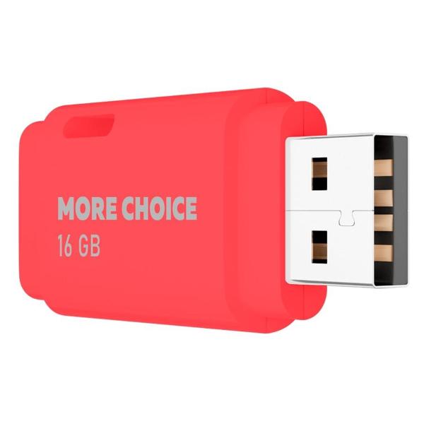 Флэш диск USB More Choice 16GB MF16 красный