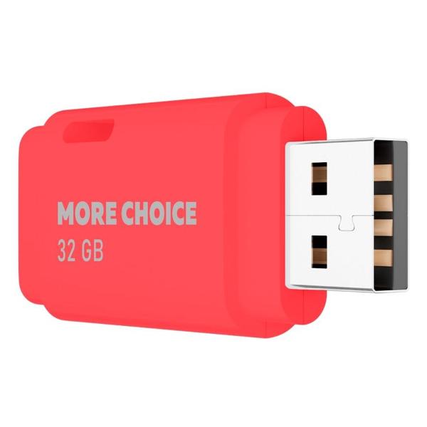 Флэш диск USB More Choice 32GB MF32 красный