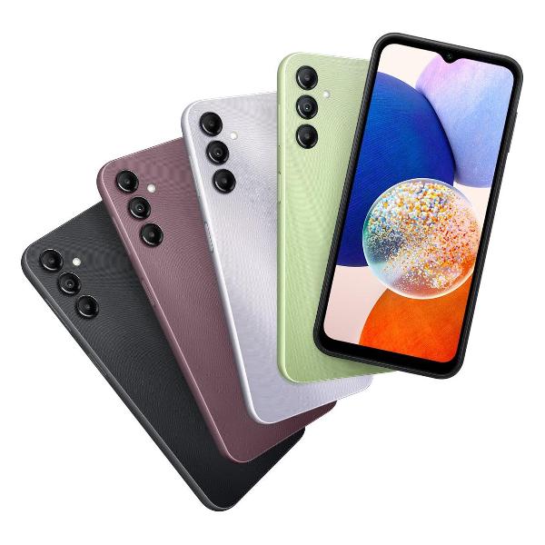 Смартфон Samsung Galaxy A14 4/64 ГБ серебристый