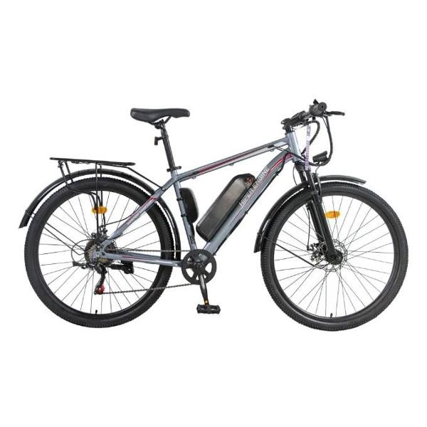 Электрический велосипед HIPER HE-MTB-S1 серый космос