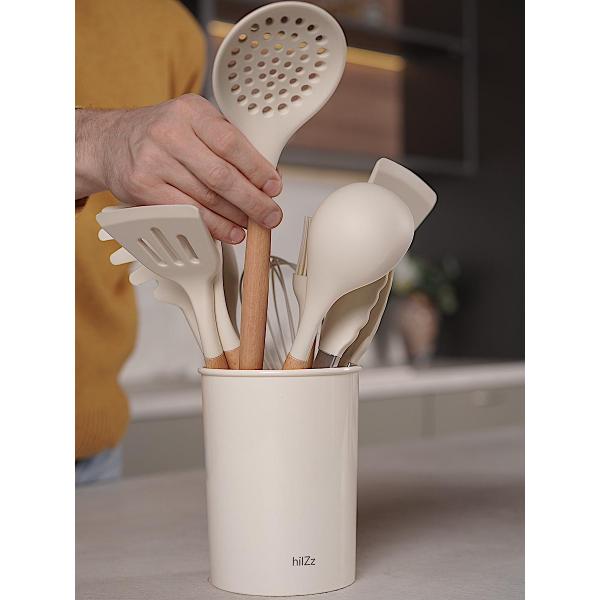 Набор кухонных принадлежностей HILZZ KitchenSet белый