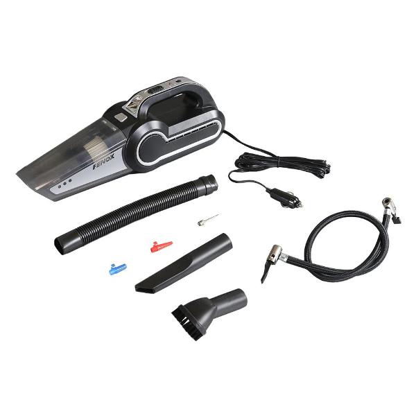 Пылесос автомобильный FENOX с фонарем и манометром FAE2016
