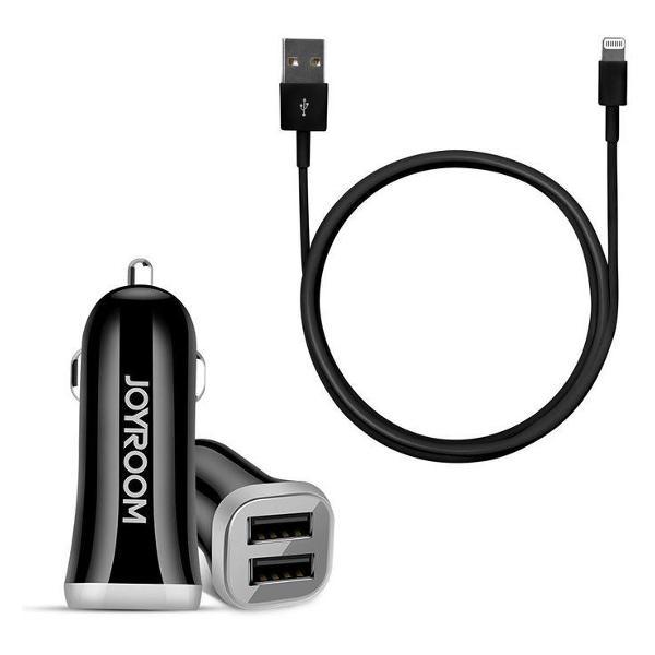 Автомобильное ЗУ JOYROOM C-M216 с кабелем iPhone Lightning