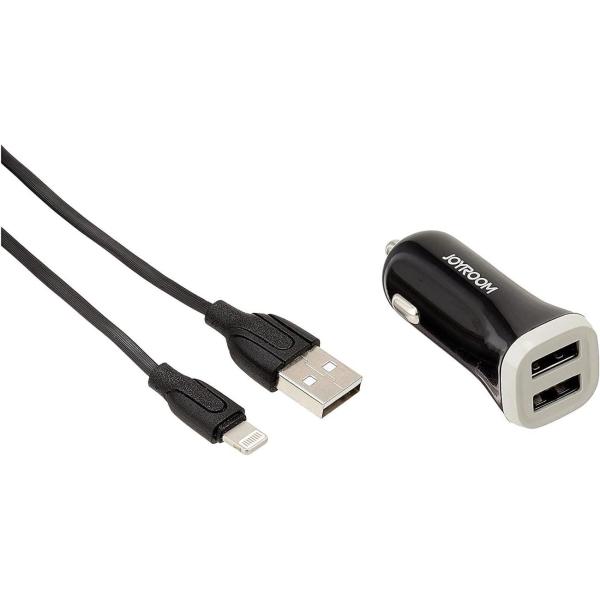 Автомобильное ЗУ JOYROOM C-M216 с кабелем iPhone Lightning