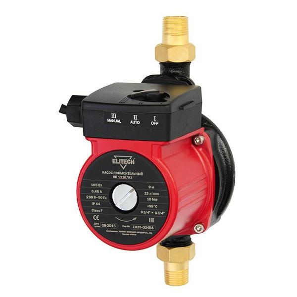Насос циркуляционный Elitech НП 1216/9Э