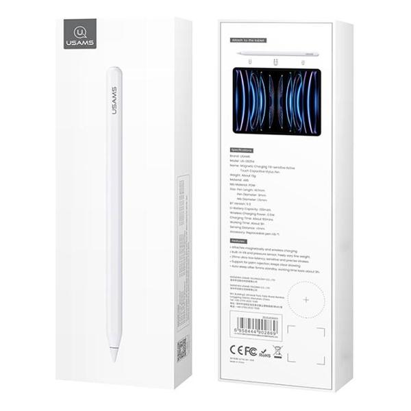 Стилус для планшета Usams US-ZB254, белый (ZB254DRB01) УТ000034783