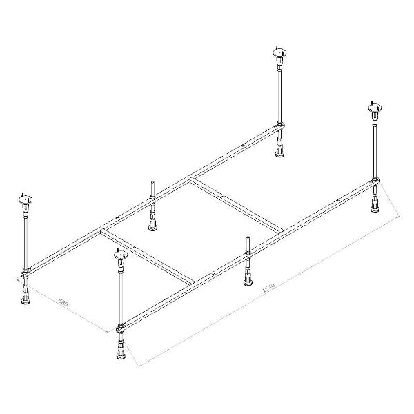 Каркас Am.Pm W94A-170-070W-R