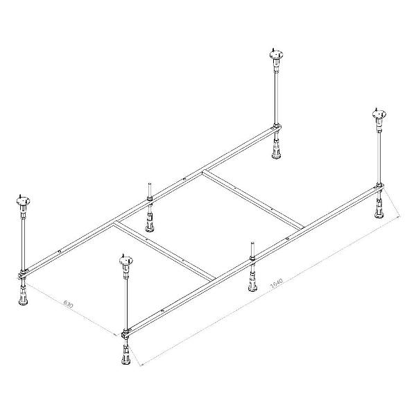 Каркас Am.Pm W94A-170-075W-R