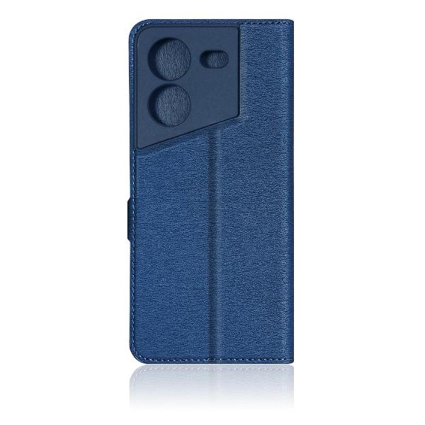 Чехол DF для Tecno POVA 5 (4G) DF tFlip-30 (blue)