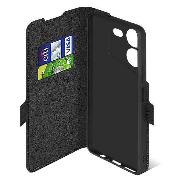 Чехол DF для Tecno POVA 5 (4G) DF tFlip-30 (black)