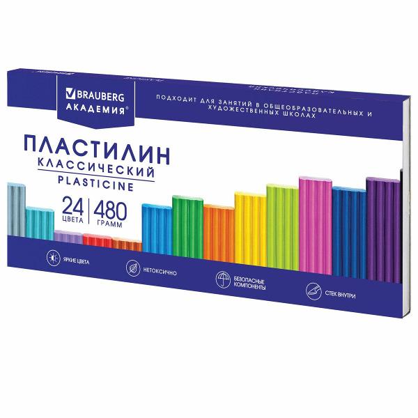 Пластилин Brauberg 106424 24 цвета