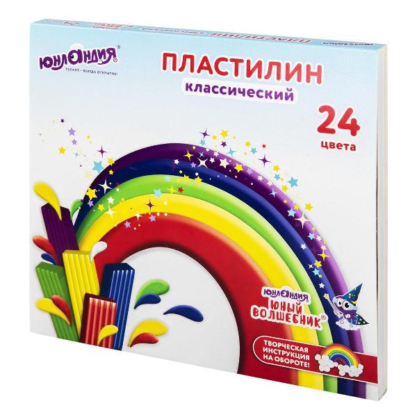 Пластилин Юнландия 106511 24 цвета