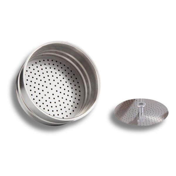 Кофеварка гейзерная HILZZ Diego EMpS_300 серебристый металлик/черный