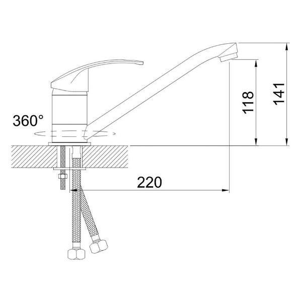 Смеситель Potato 1204372