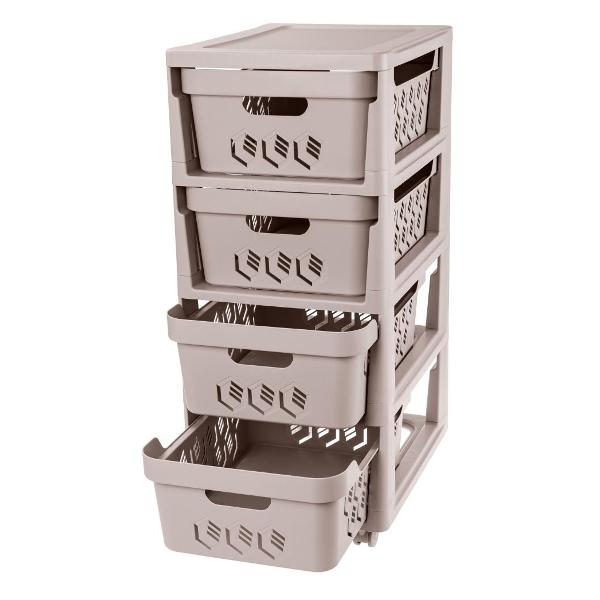 Комод Econova Deluxa 32467 бежевый