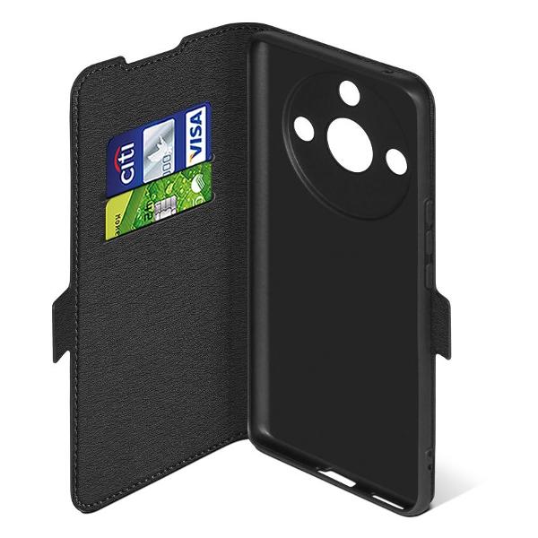Чехол DF для Honor X50 DF hwFlip-129 (black)