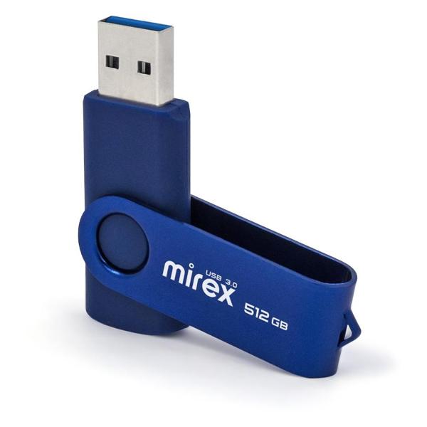 Флеш-диск Mirex Swivel 512GB USB3.0 Deep синий
