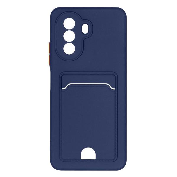 Чехол DF для Huawei Nova Y71 DF hwCardcase-07 (dark blue)