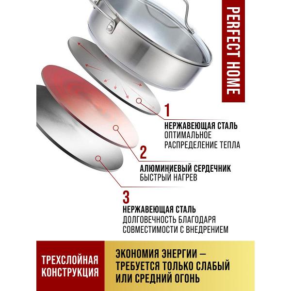 Кастрюля Home Perfect 80461