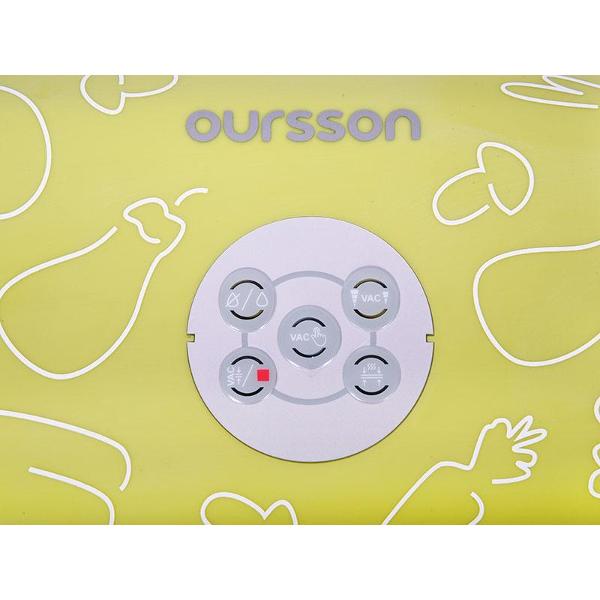 Вакуумный упаковщик Oursson VS0434/GA зеленое яблоко