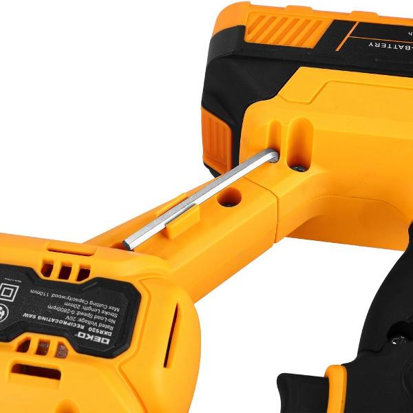 Пила сабельная аккумуляторная DEKO DKRS20 2*2.0Ач