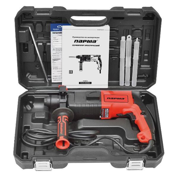 Перфоратор Парма ПЭ-01-20/600Э черный/красный