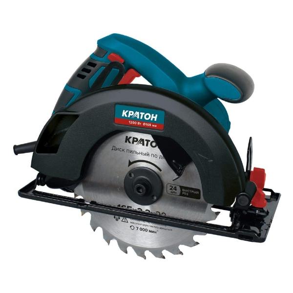 Электропила циркулярная Кратон CS-1200/165