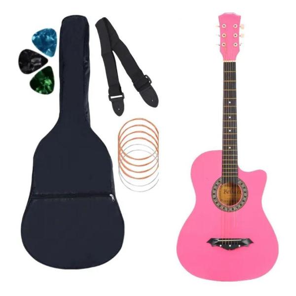Гитара акустическая Belucci BC3810 PACK розовая