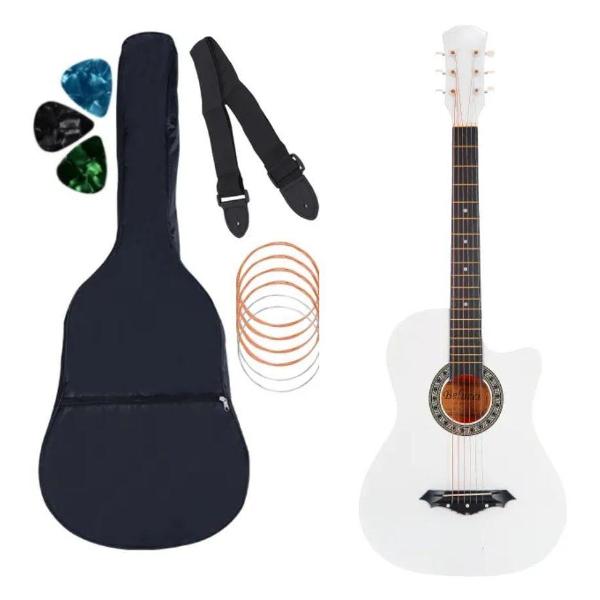 Гитара акустическая Belucci BC3820 PACK белая