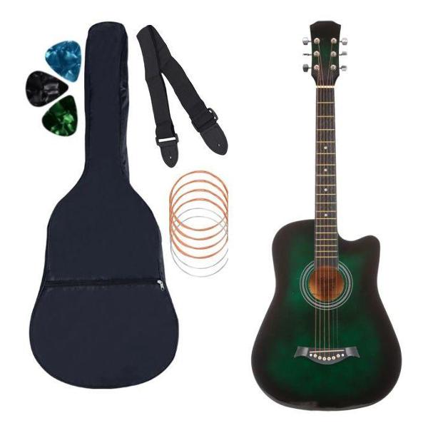 Гитара акустическая Belucci BC3810 PACK зеленая