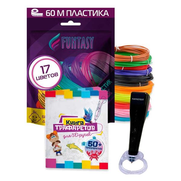 3D-ручка Funtasy 4 в 1 Piccolo черная
