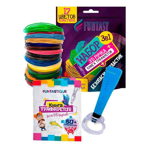 3D-ручка Funtasy 4 в 1 Piccolo синяя