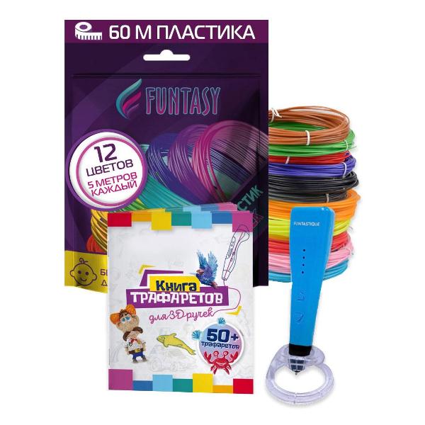 3D-ручка Funtasy 3 в 1 Piccolo синяя