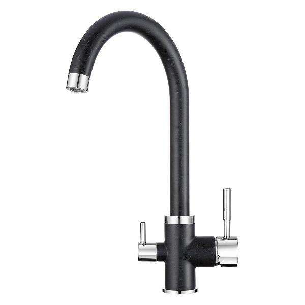 Смеситель Krona BRUNNEN H270 1 BLACK фото