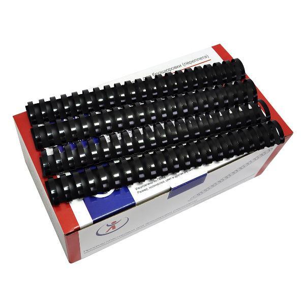 Пружина для переплета РеалИСТ 51 мм черные, 100 шт.