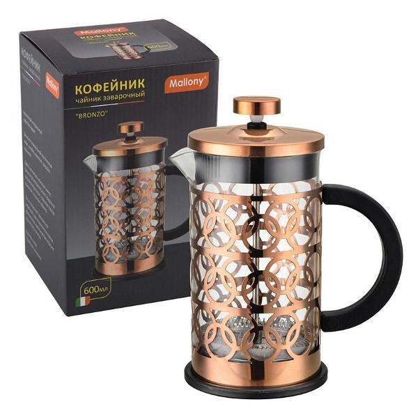 Френч-пресс Mallony BRONZO 600 мл