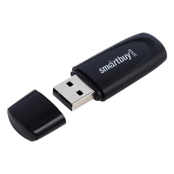 Флеш-диск Smartbuy MV1 32GB USB2.0 Black (UFD32GB2MV1K)