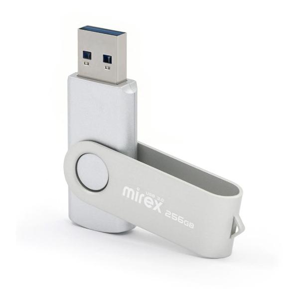 Флеш-диск Mirex Swivel 256GB USB3.0 серебристый
