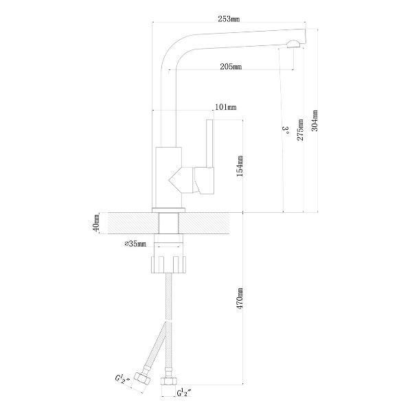 Смеситель TopZero TPZ 201