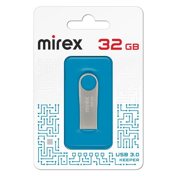 Флэш диск USB Mirex KEEPER 32GB USB3.0 серый