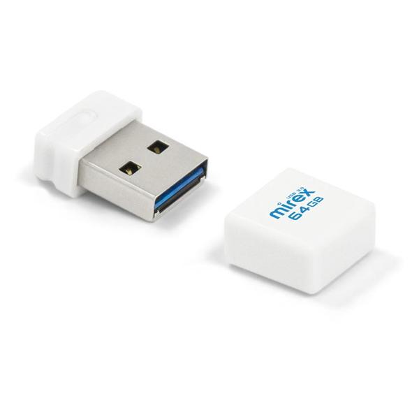 Флэш диск USB Mirex MINCA 64GB USB3.0 белый