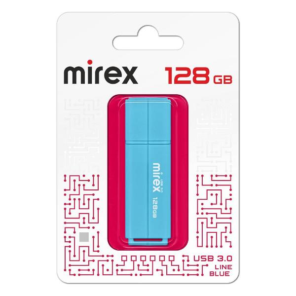 Флэш диск USB Mirex LINE 128GB USB3.0 синий